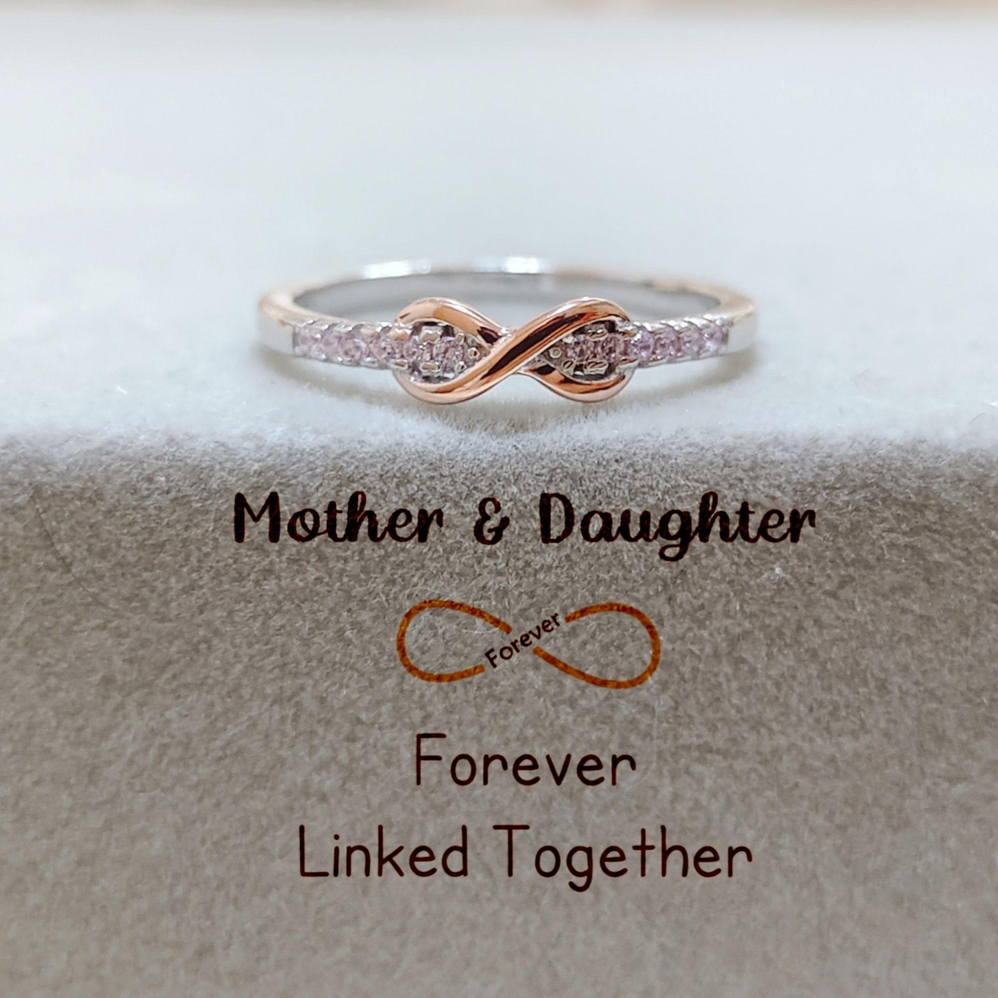 Mother & Daughter Forever Linked Together Ring