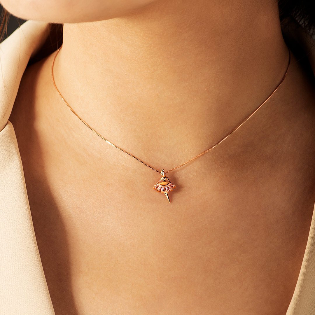 Proud Of You My Ballerina Necklace-belovejewel.com