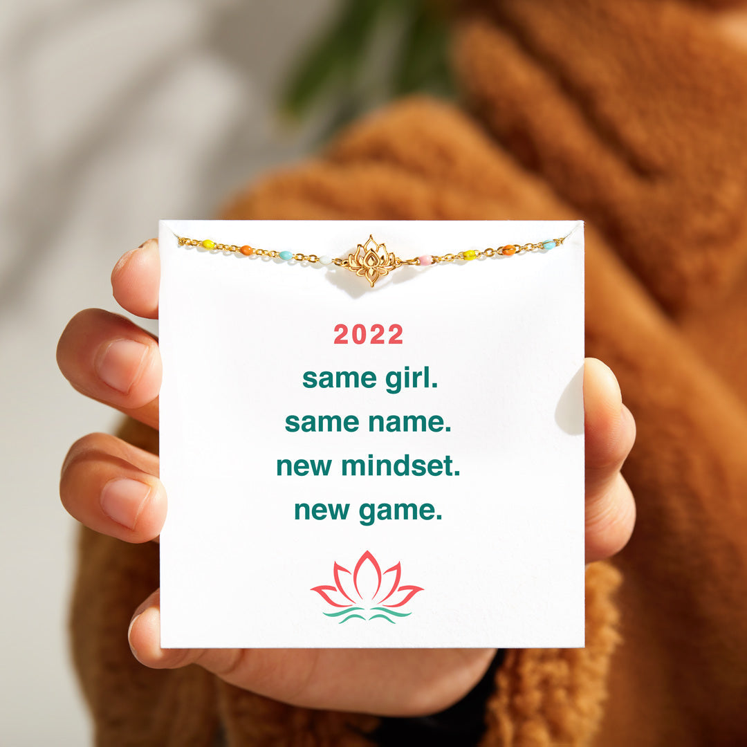 Same Girl Same Name Lotus Bracelet-belovejewel.com