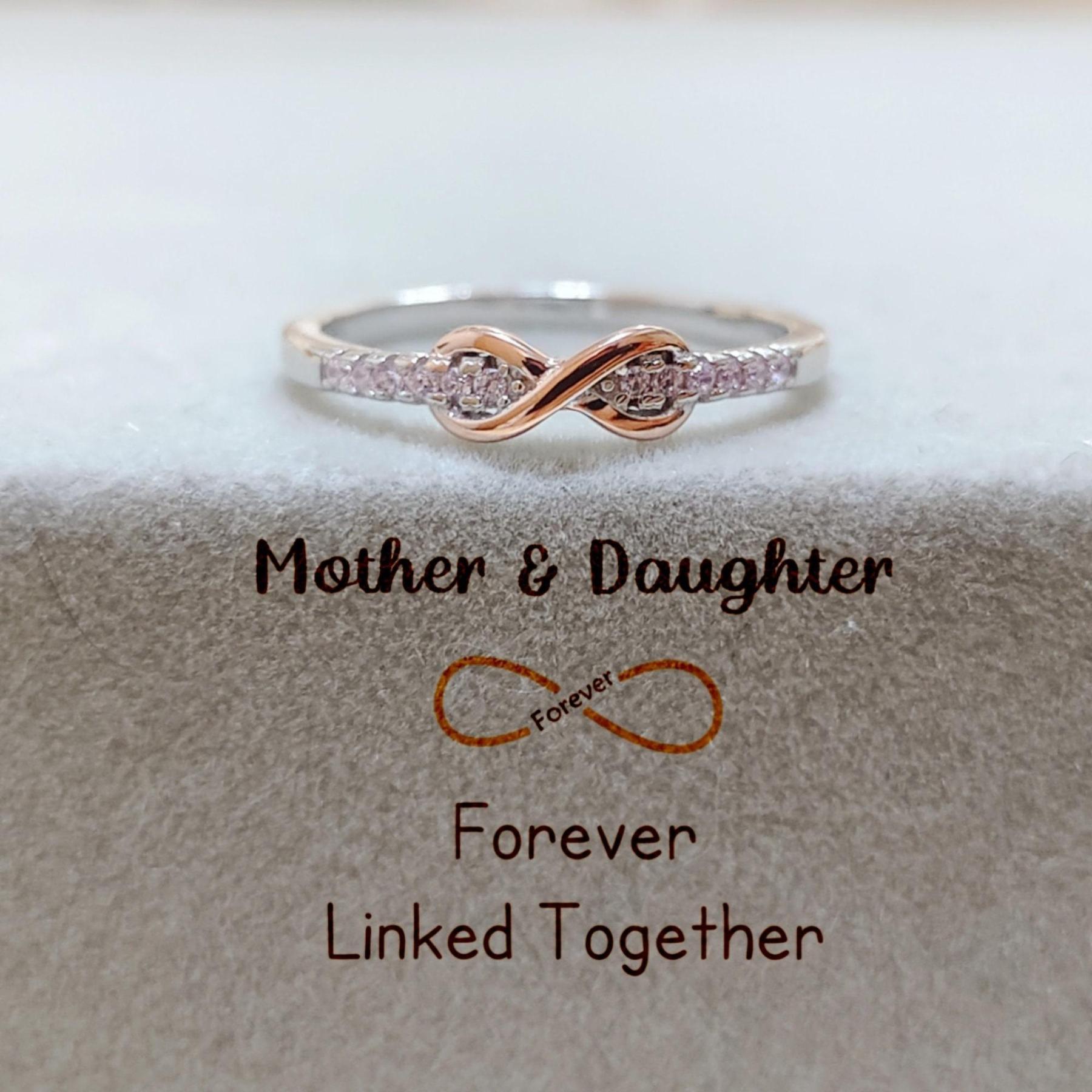 Mother & Daughter Forever Linked Together Ring