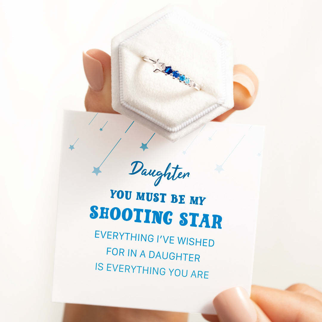 Daughter You're My Shooting Star Ring-belovejewel.com