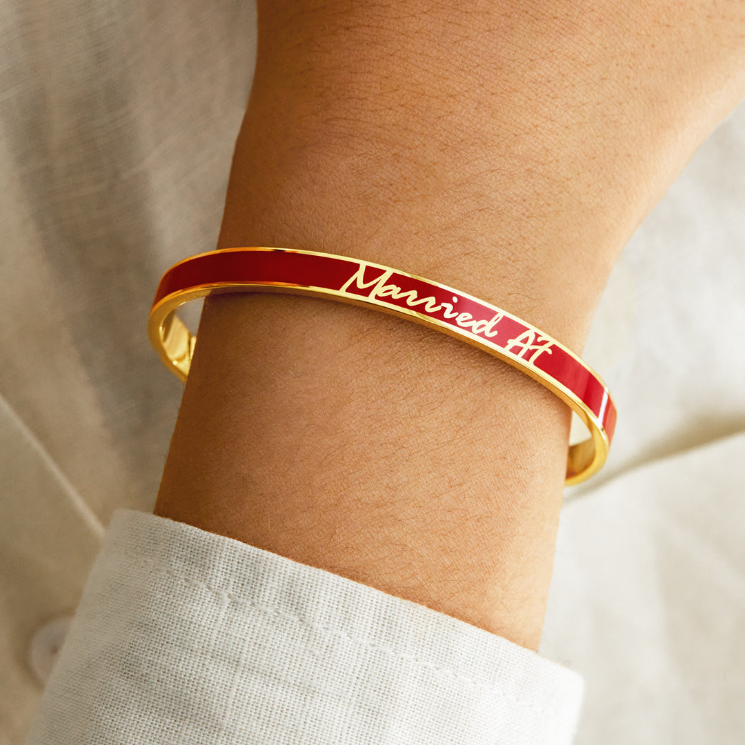 Married AF Letters Bangle-belovejewel.com