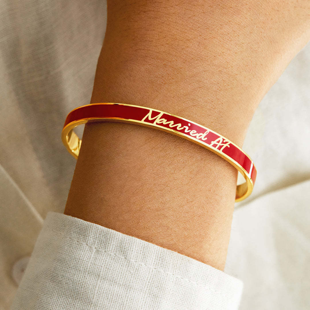 Married AF Letters Bangle-belovejewel.com