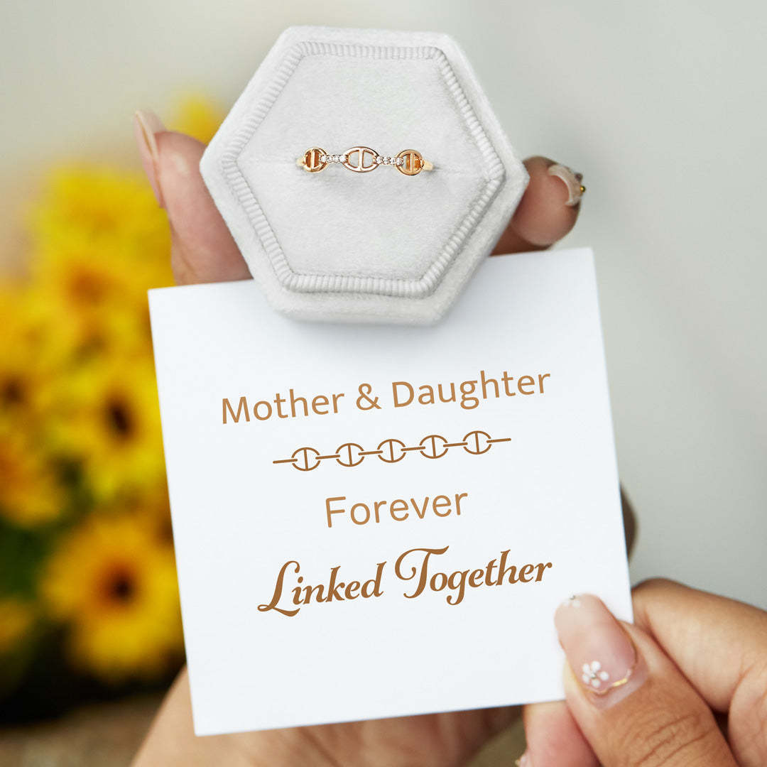 Forever Linked Together Chain Link Ring-belovejewel.com
