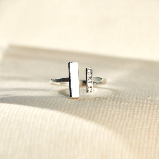 MOTHER DAUGHTER THICK AND THIN RING-belovejewel.com