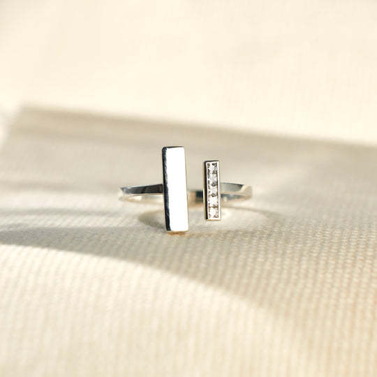 MOTHER DAUGHTER THICK AND THIN RING-belovejewel.com