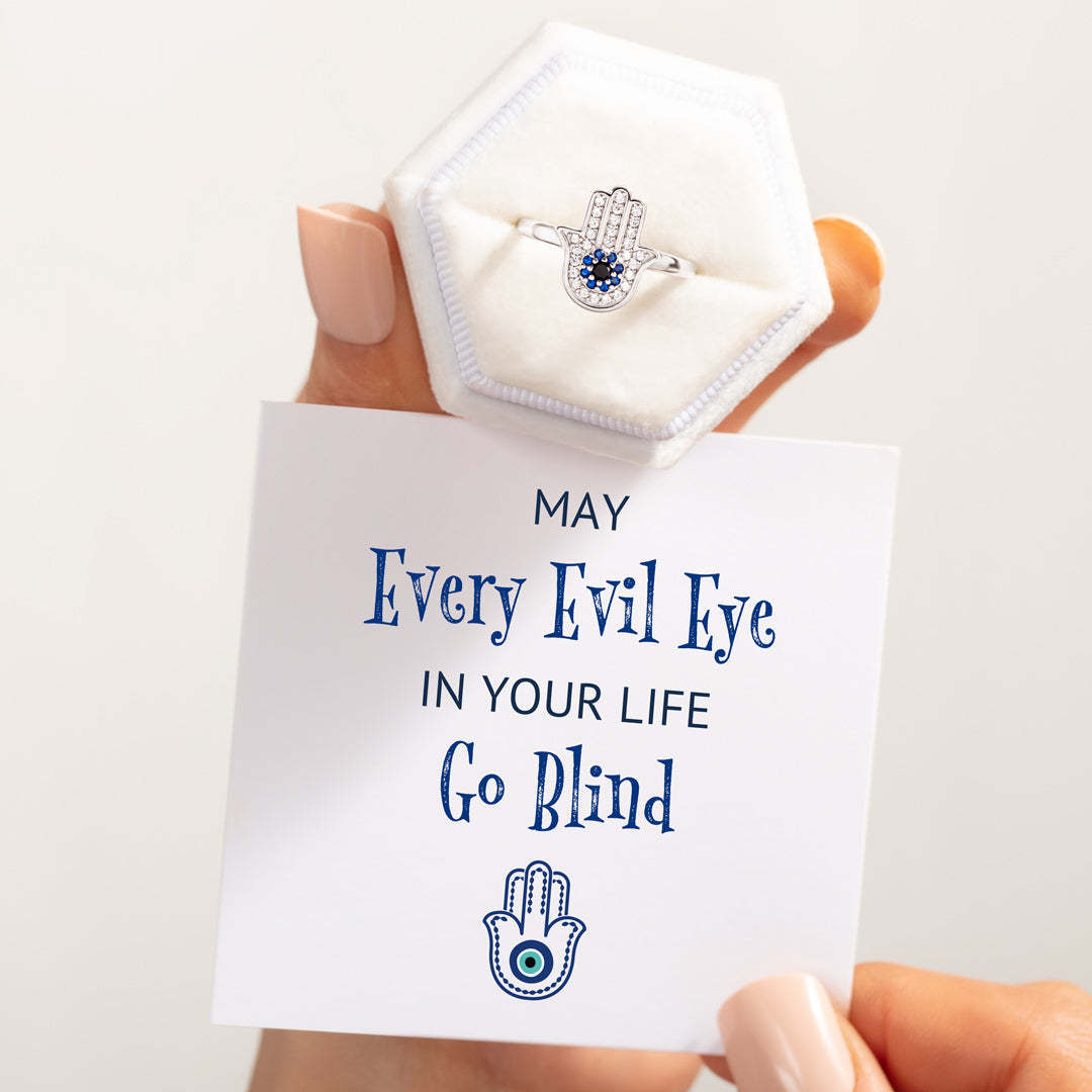 May Every Evil Eye In Your Life Go Blind Hamsa Ring-belovejewel.com