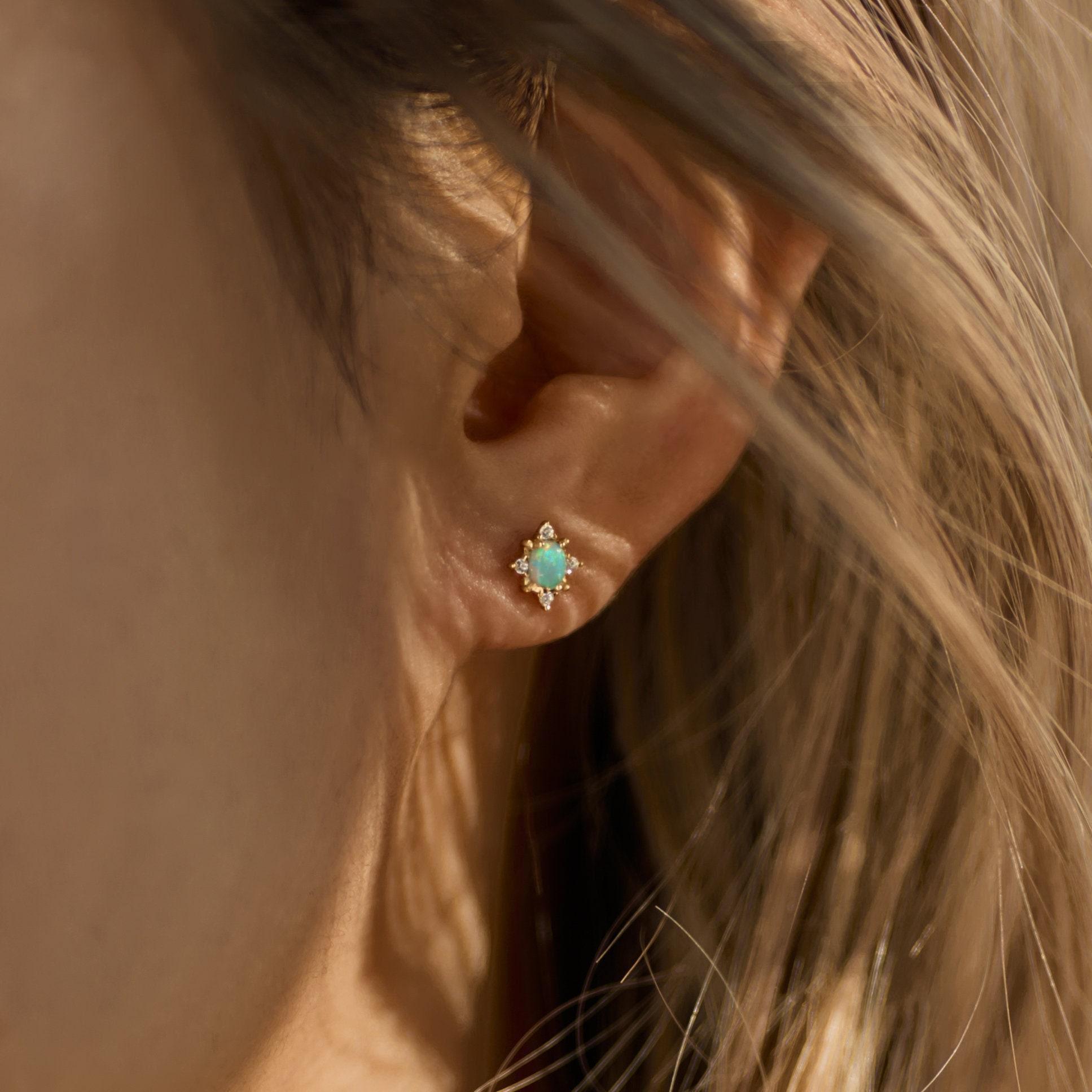 SIYAMI Opal Zirconia Earrings