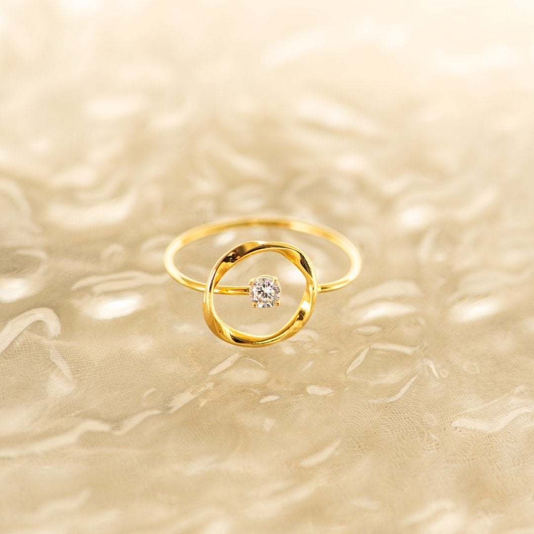 To My Wife My Universe Central Star Ring-belovejewel.com