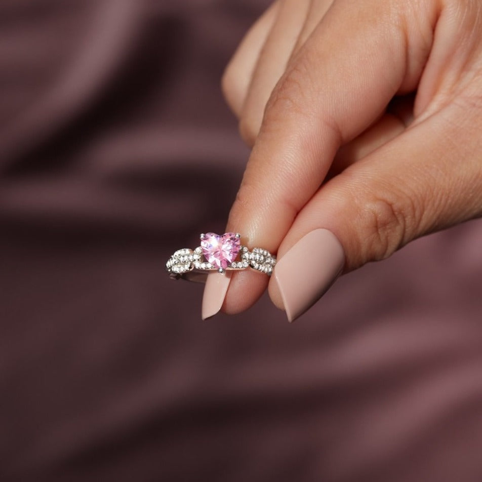 Love Keeps Us Together Bonded Heart Ring-belovejewel.com