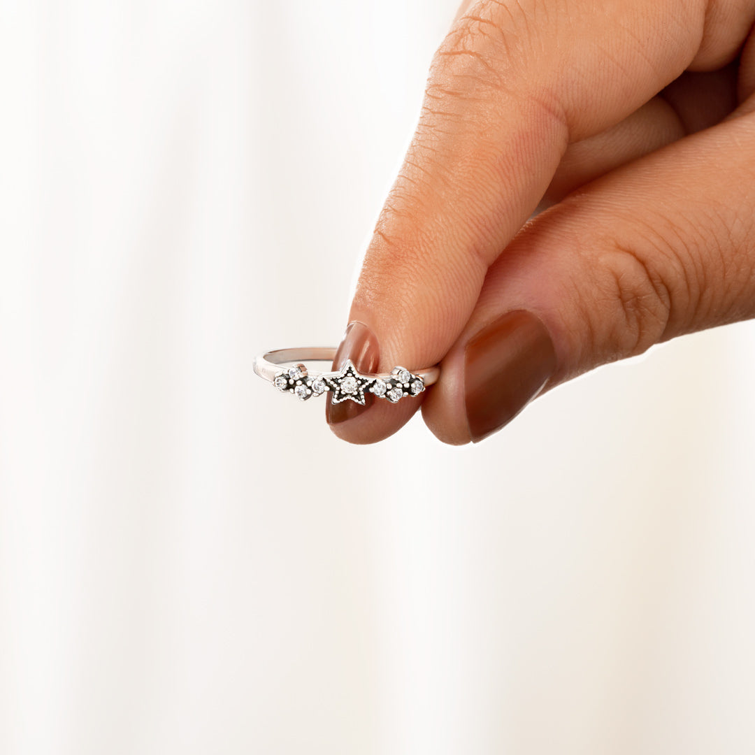 Daughter You Were Born To Shine Stars Ring-belovejewel.com