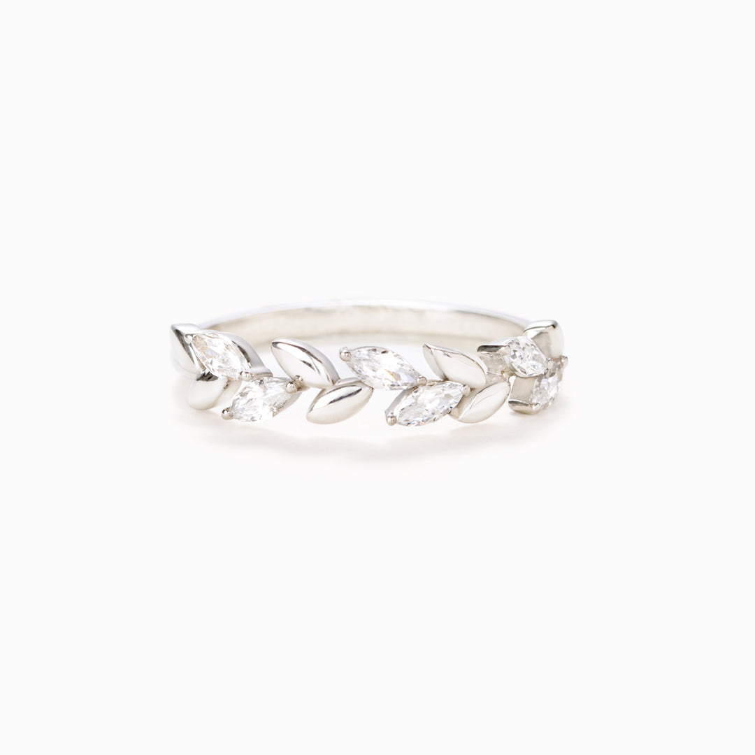 Be-Leaf In Yourself Leaf Branch Ring-belovejewel.com