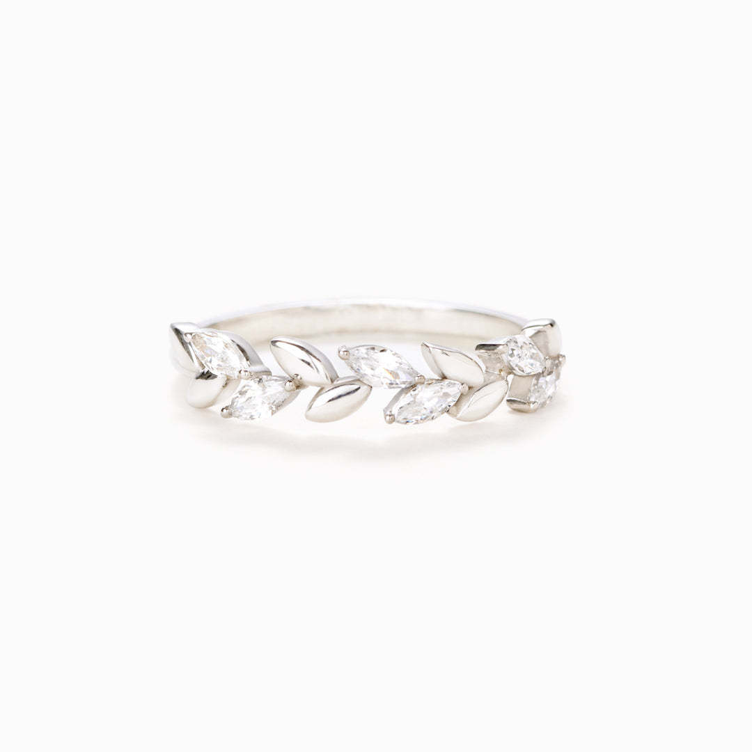 Be-Leaf In Yourself Leaf Branch Ring-belovejewel.com