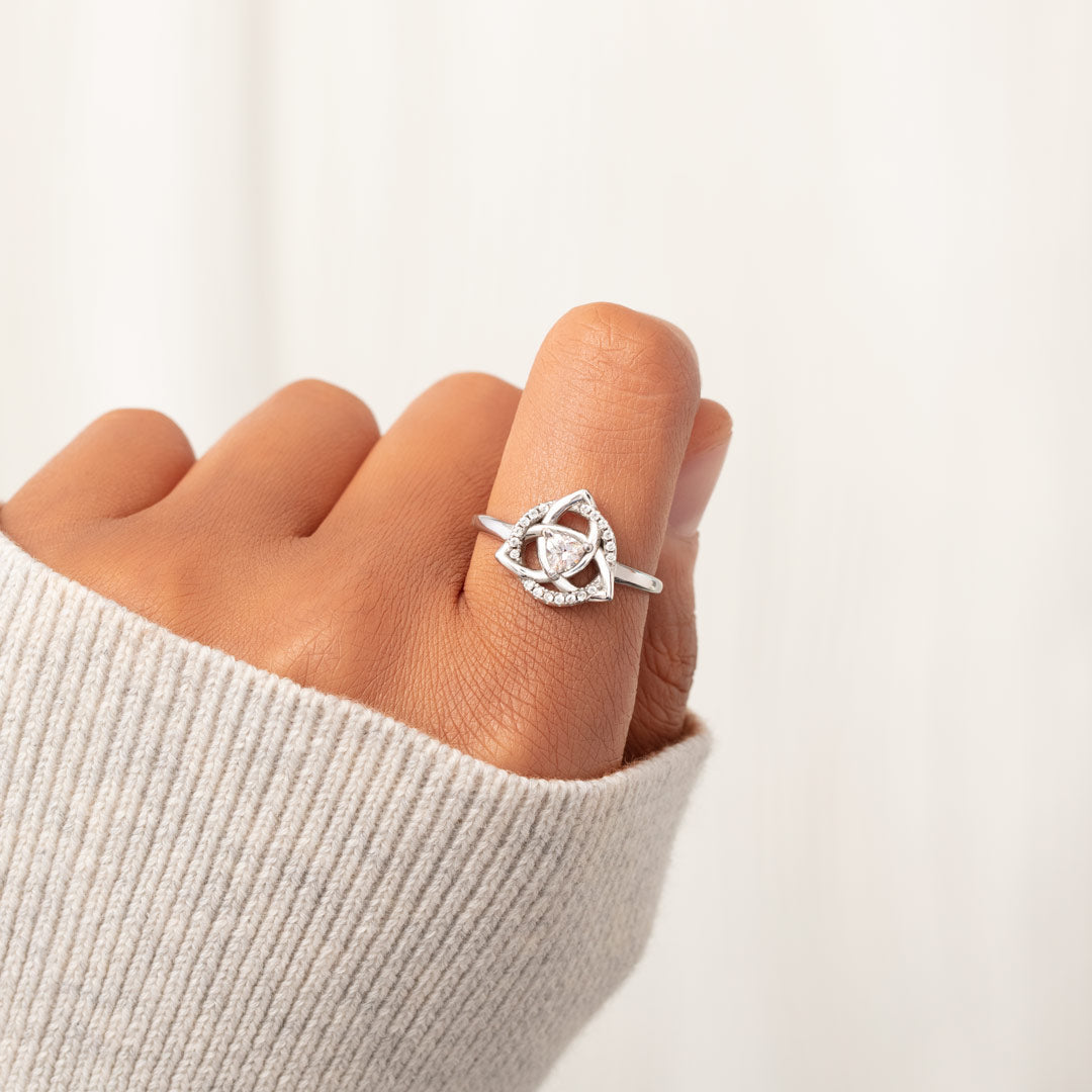 Celtic Knot Ring For Daughter-belovejewel.com
