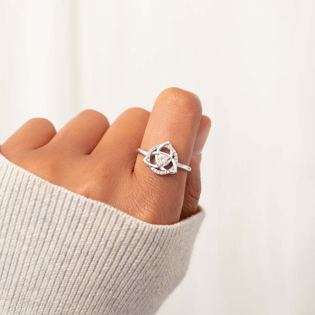 Celtic Knot Ring For Daughter-belovejewel.com