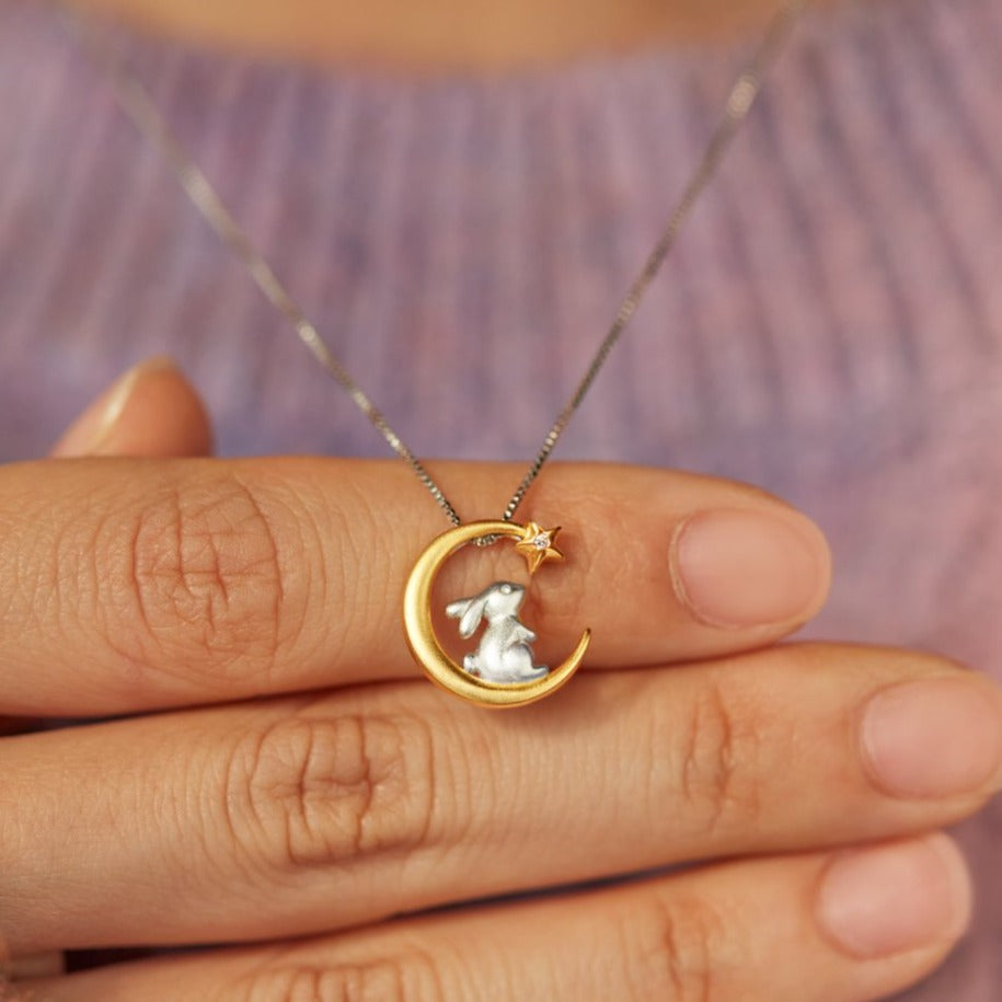 You're Some Bunny Special Bunny Necklace-belovejewel.com