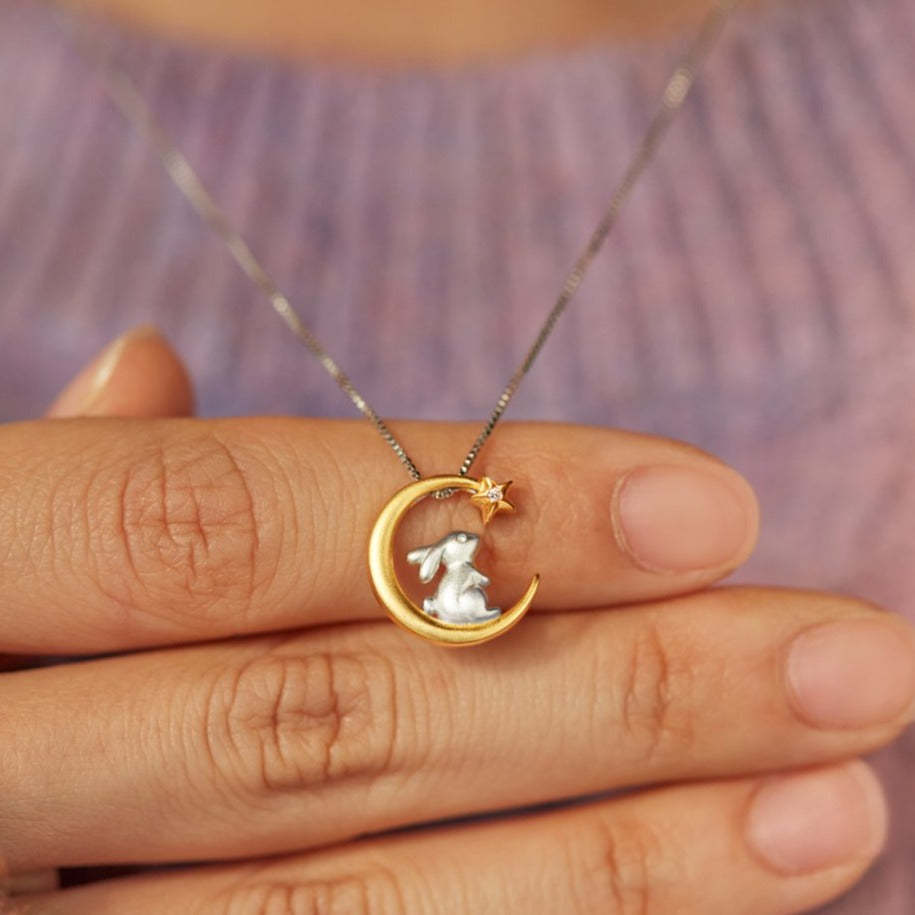 You're Some Bunny Special Bunny Necklace-belovejewel.com