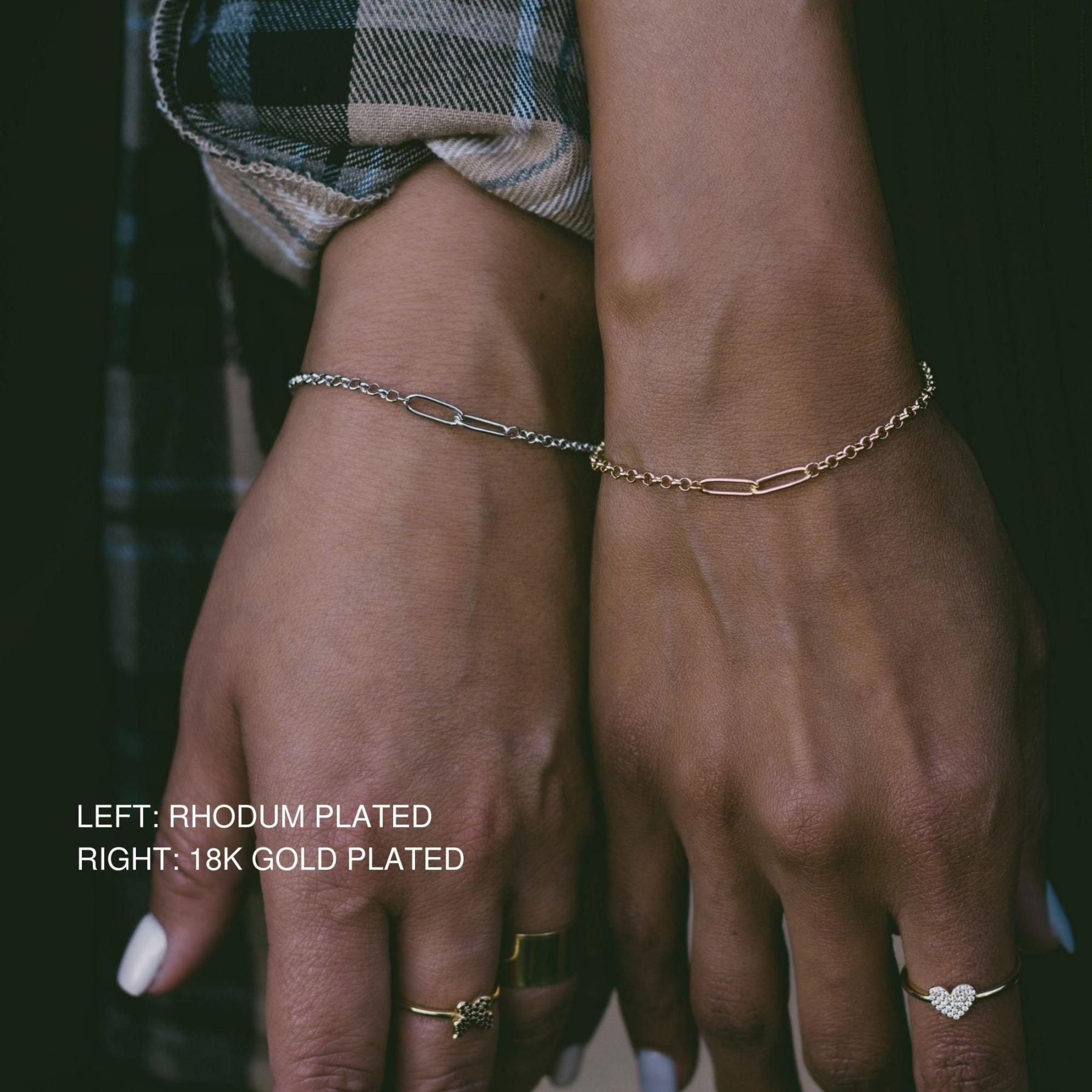 Interlocking Friendship Bracelet – Meaningful BFF Jewelry, Best Friend Gift
