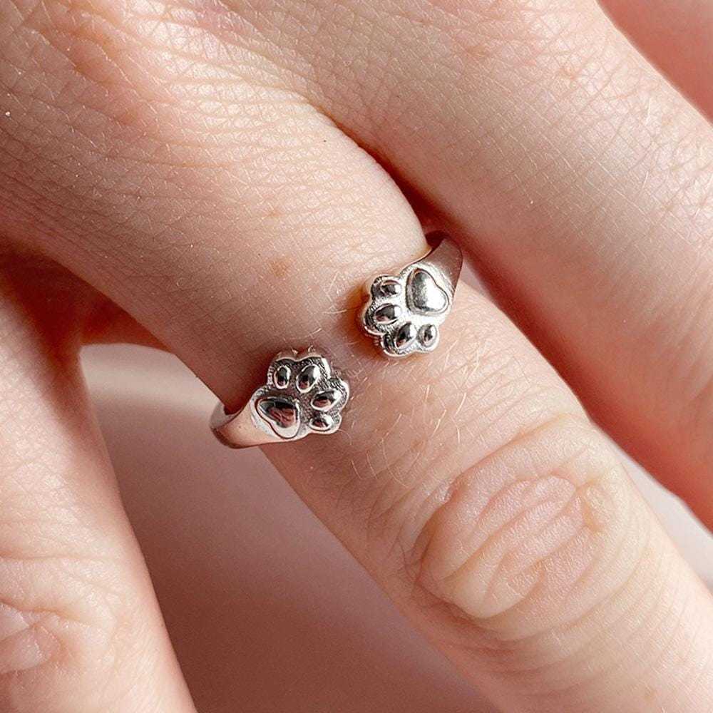 Paw Hug Ring-Perfect for pet lovers, dog moms