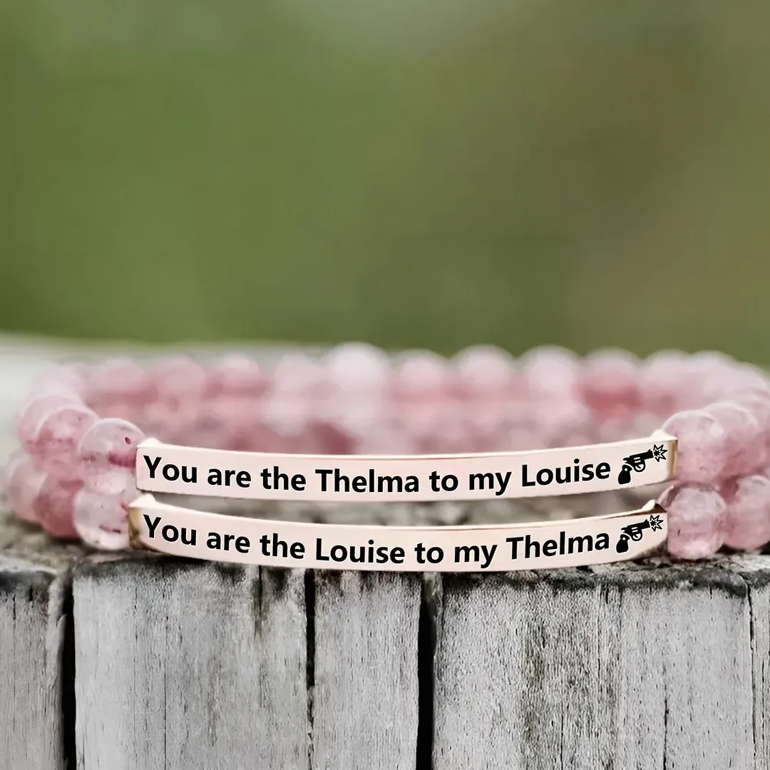 FOR FRIEND - RIDE OR DIE BEAD LETTERING BRACELET