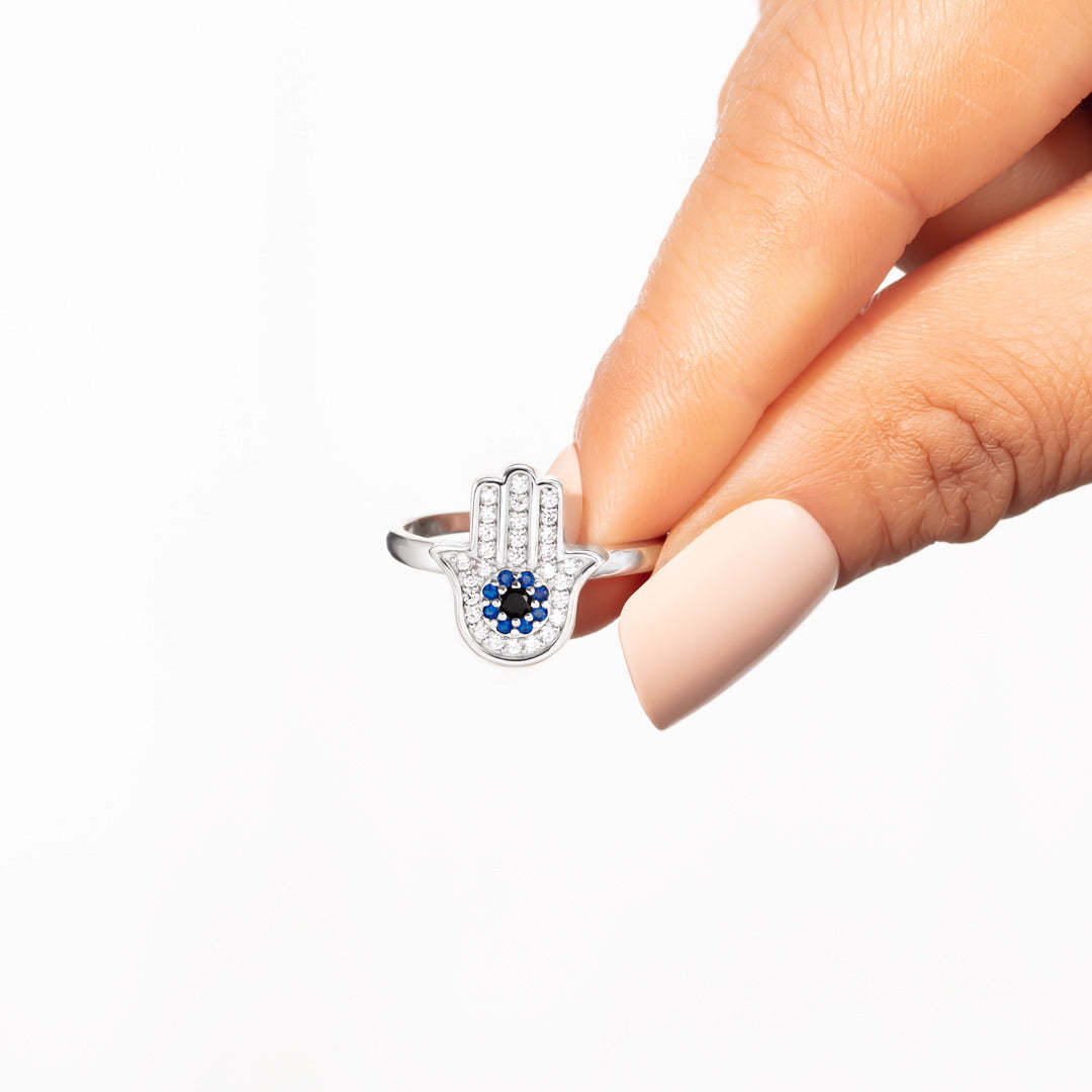 May Every Evil Eye In Your Life Go Blind Hamsa Ring-belovejewel.com