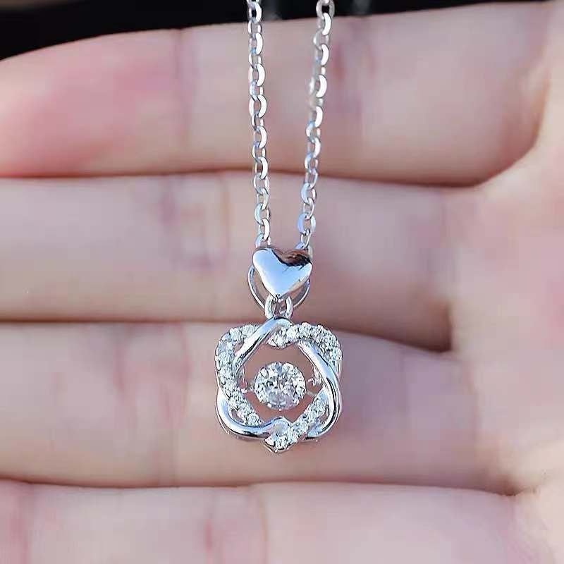 For Friend - Not Sisters By Blood But Sisters By Heart Love Knot Necklace-belovejewel.com