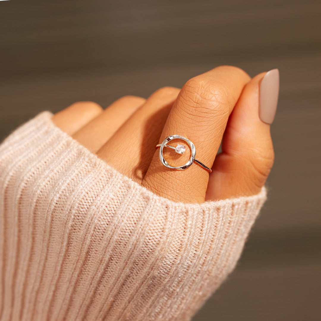 To My Wife My Universe Central Star Ring-belovejewel.com