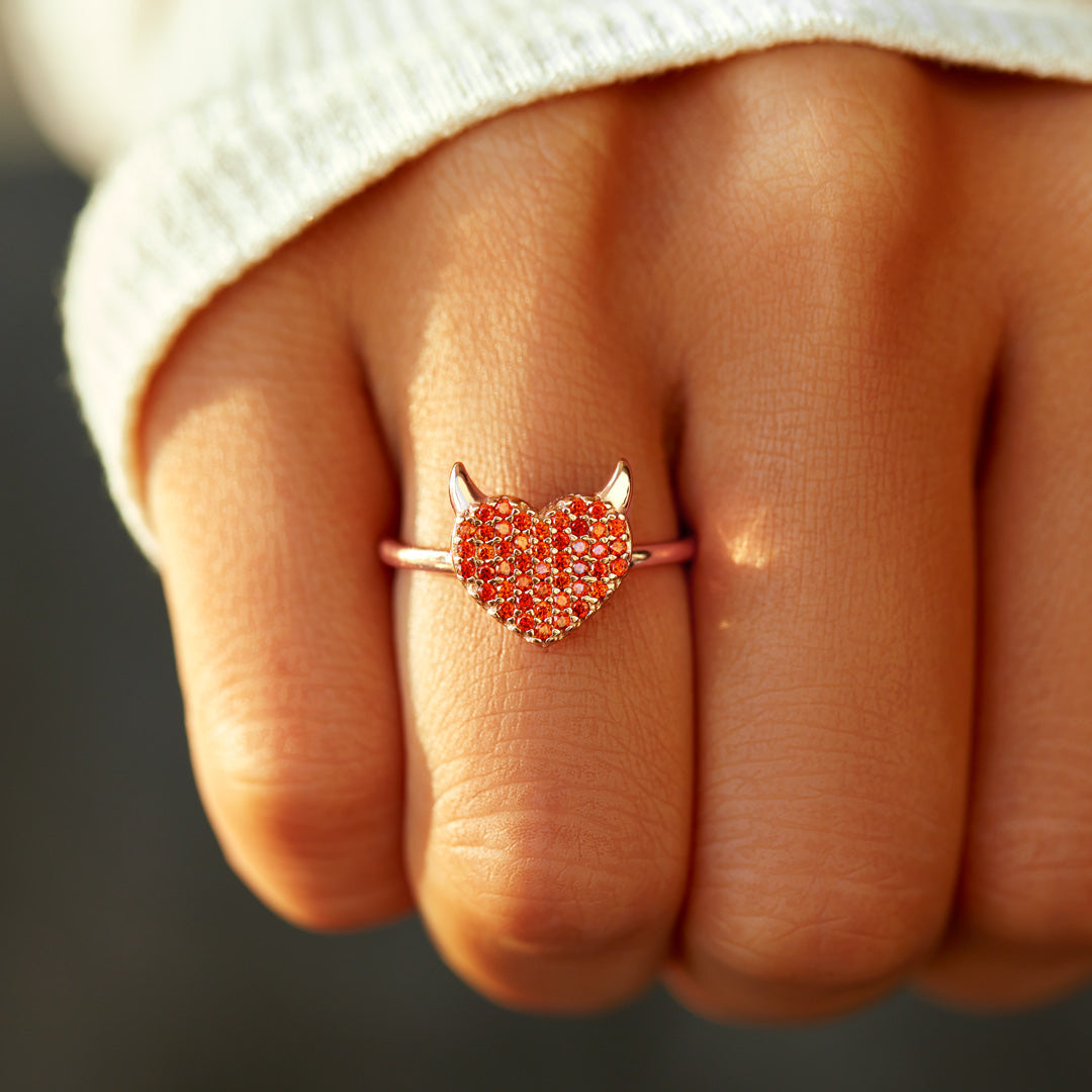 You're Badass With A Big Heart Devil Ring-belovejewel.com