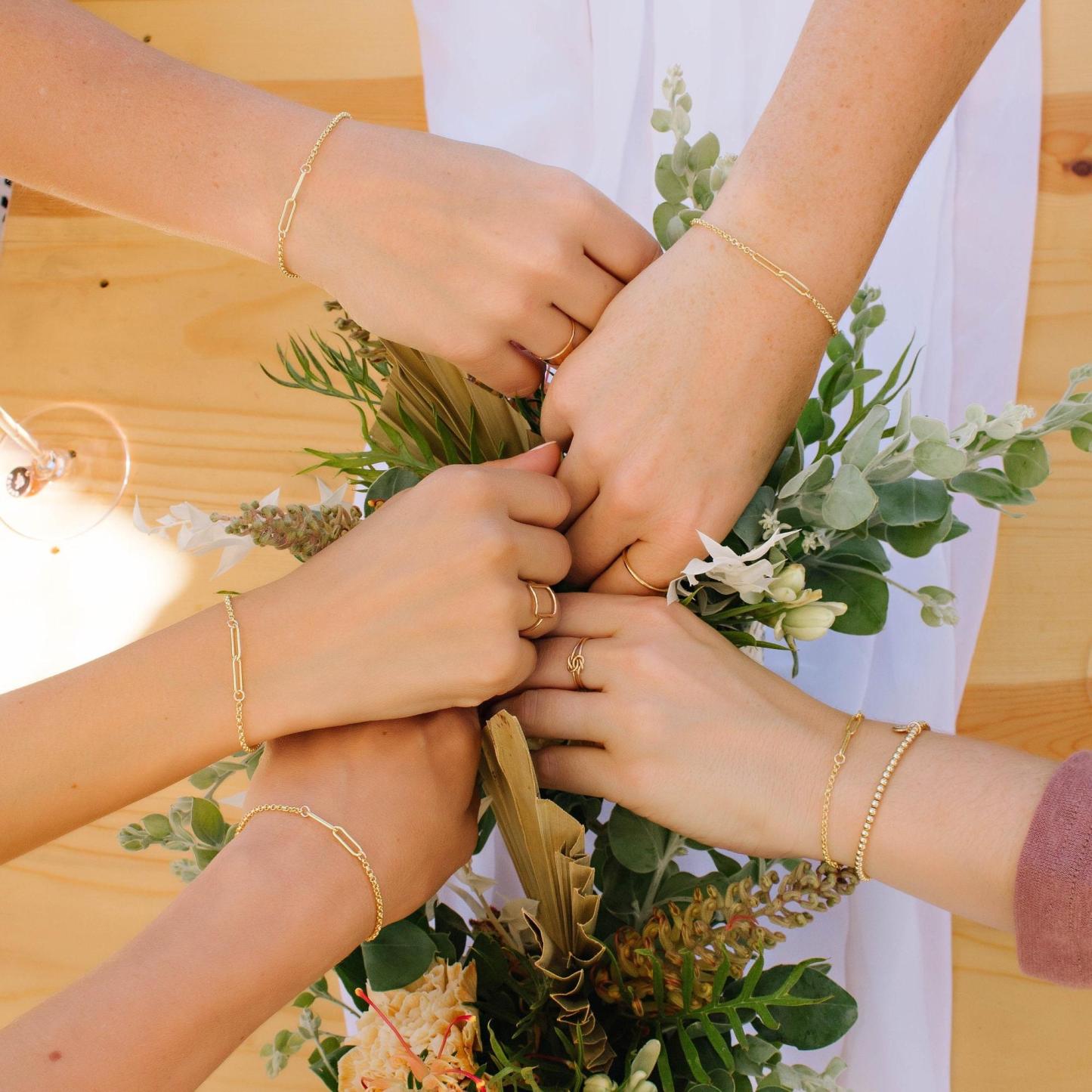 Interlocking Friendship Bracelet – Meaningful BFF Jewelry, Best Friend Gift