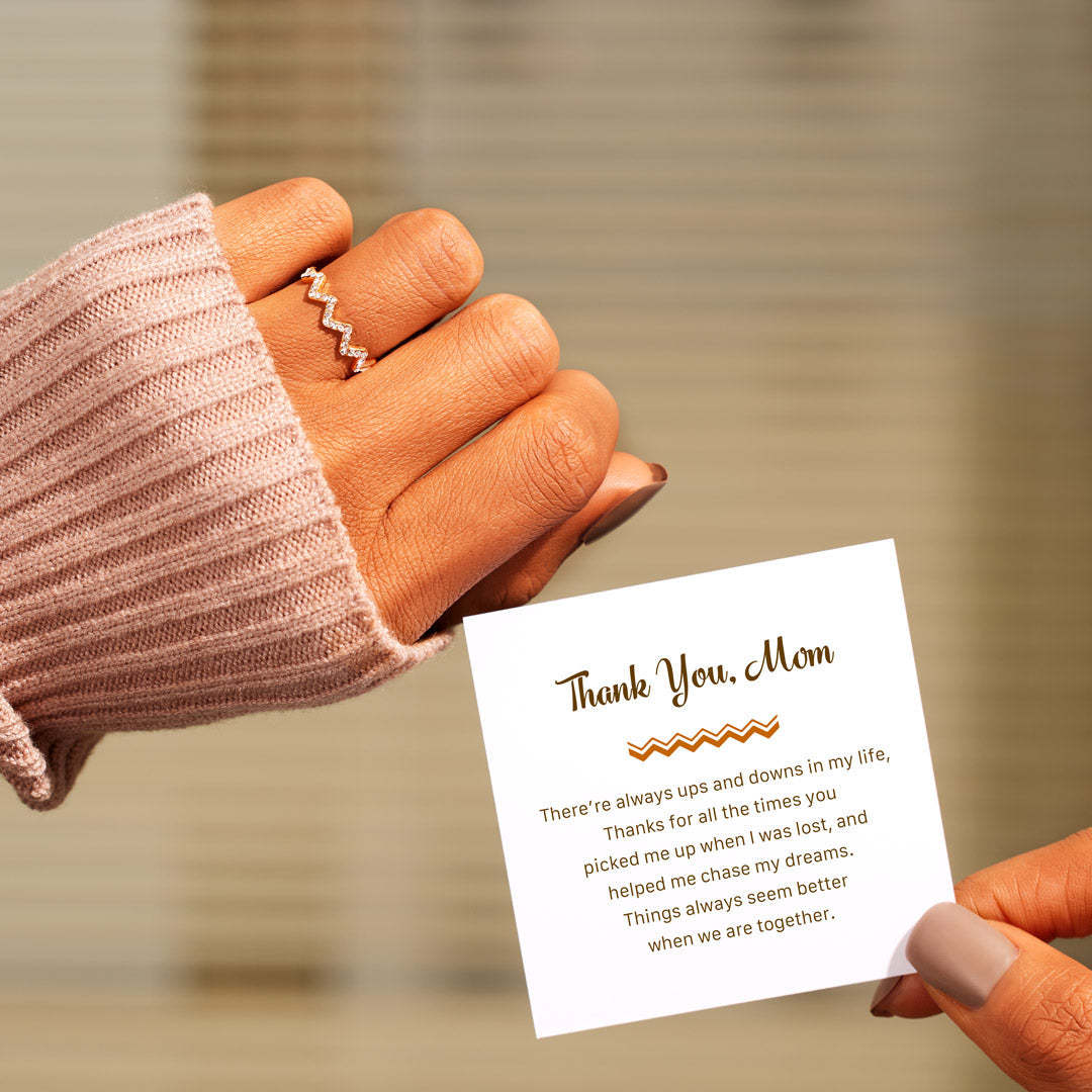 Thank You Mom Wiggle Ring-belovejewel.com