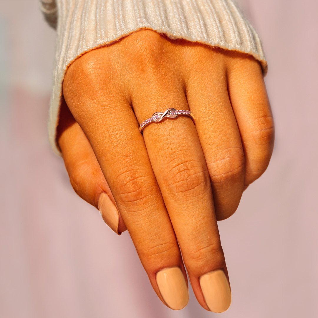 Smokin' Hot Soulmate Infinity Ring S925-belovejewel.com
