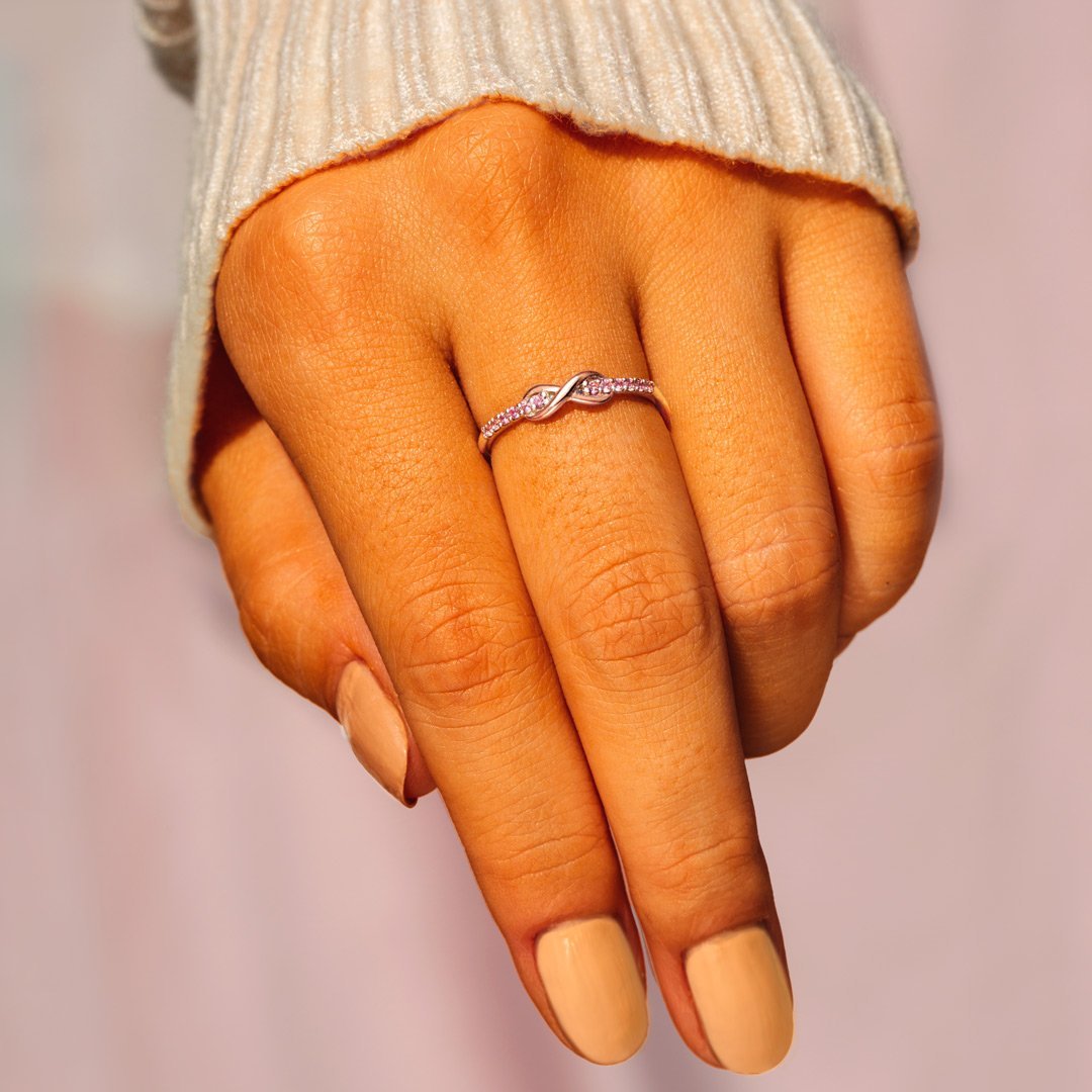 Smokin' Hot Soulmate Infinity Ring S925-belovejewel.com