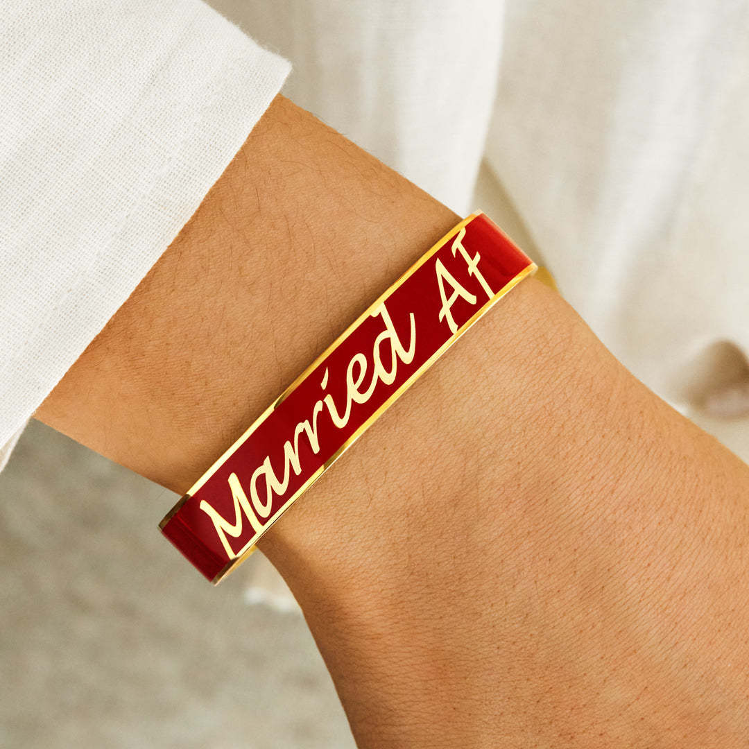 Married AF Letters Bangle-belovejewel.com