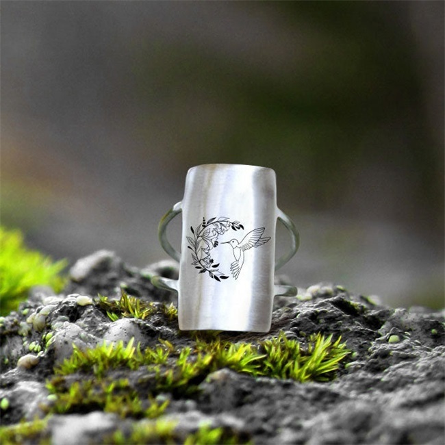 🌊Summer Hot Sale✨-S925 Sterling Silver Hummingbird Ring - Gift For Animal Lover🐦-belovejewel.com