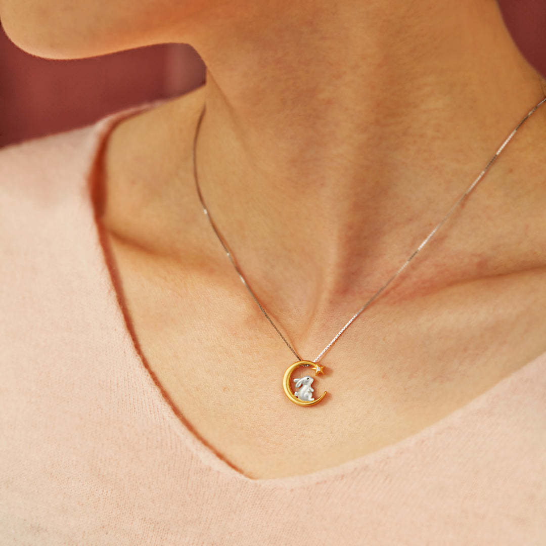 You're Some Bunny Special Bunny Necklace-belovejewel.com