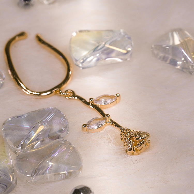 🌸Rose Ear Clip-belovejewel.com