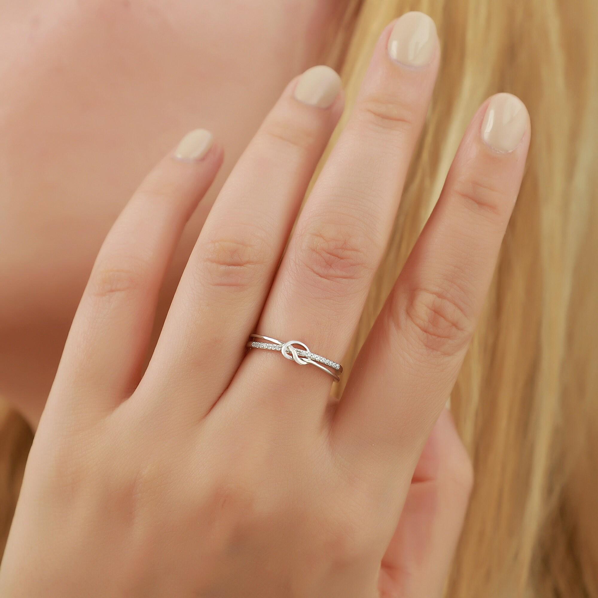 To My Mother/Daughter Knot Ring