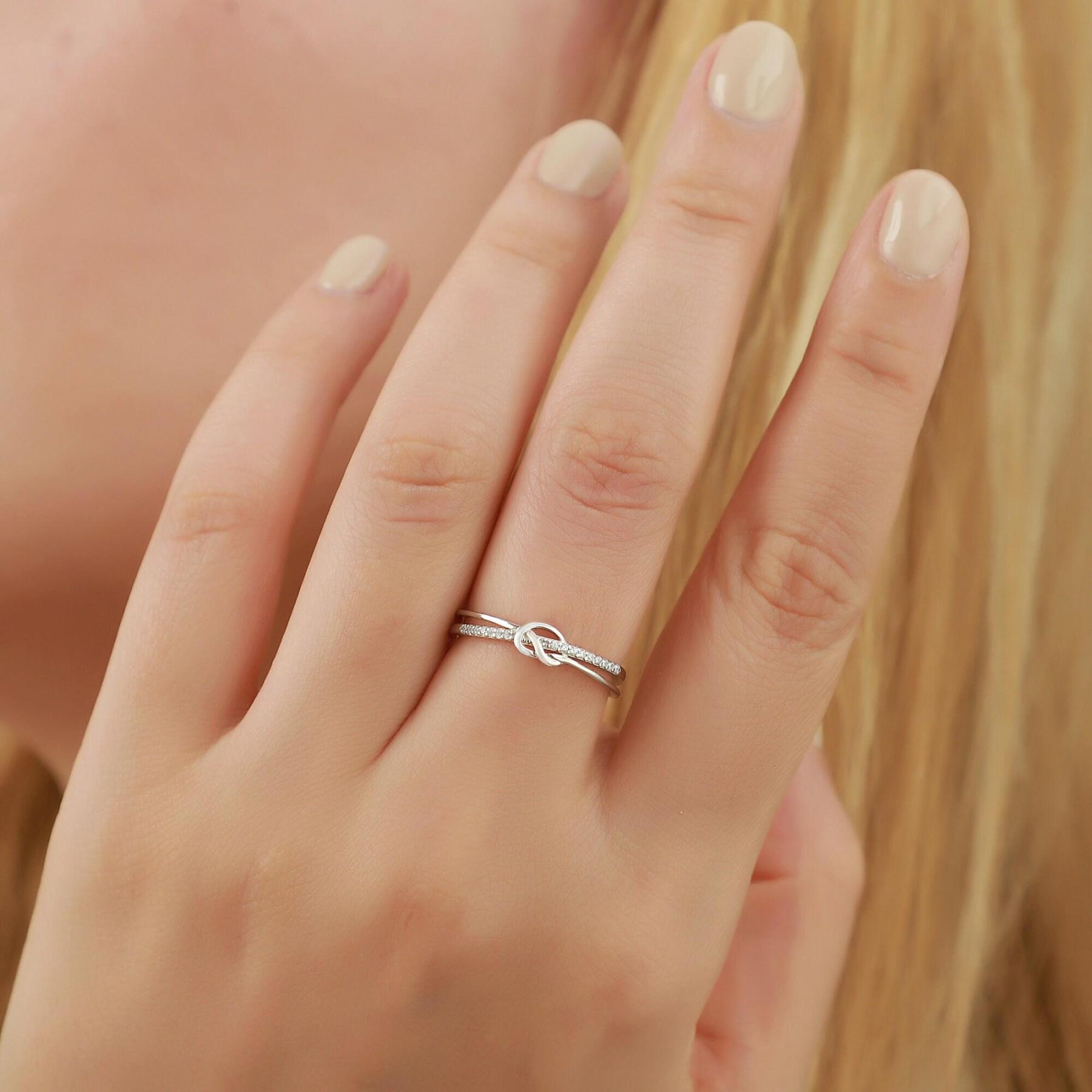To My Mother/Daughter Knot Ring