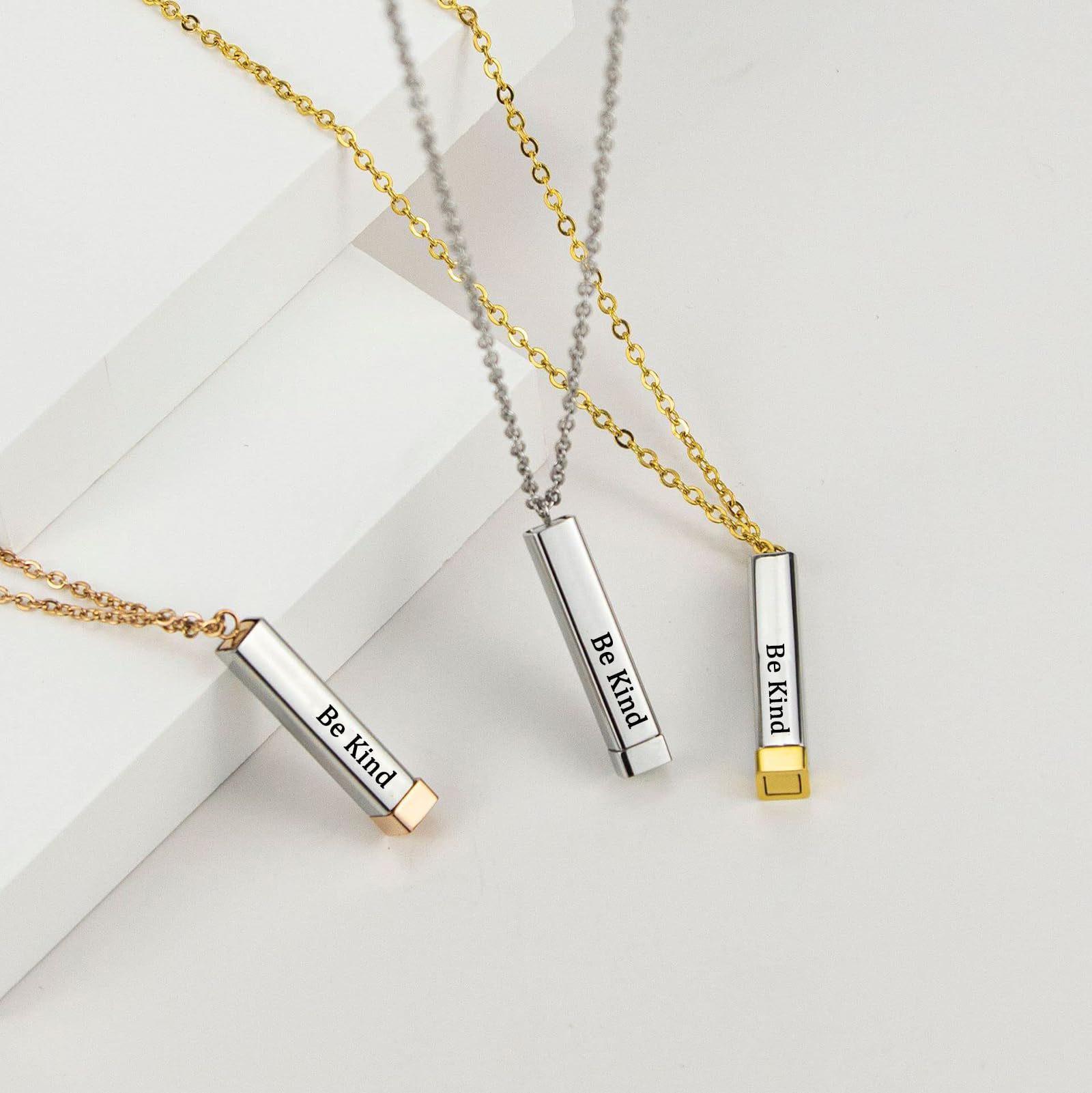 BE KIND OF A BICH - HIDDEN MESSAGE NECKLACE