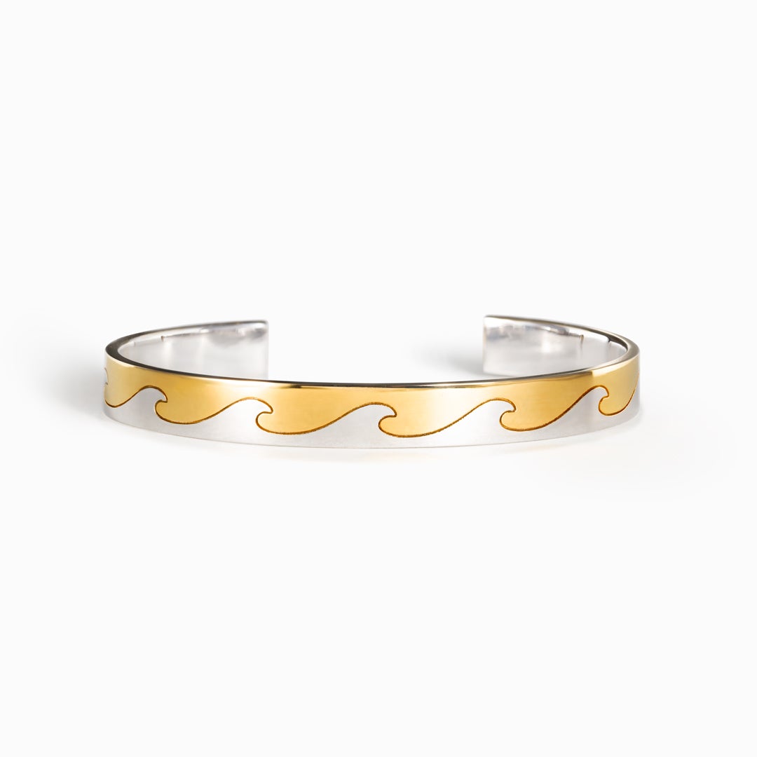 My Badass Girl Gang Waves Minimalist Bangle-belovejewel.com