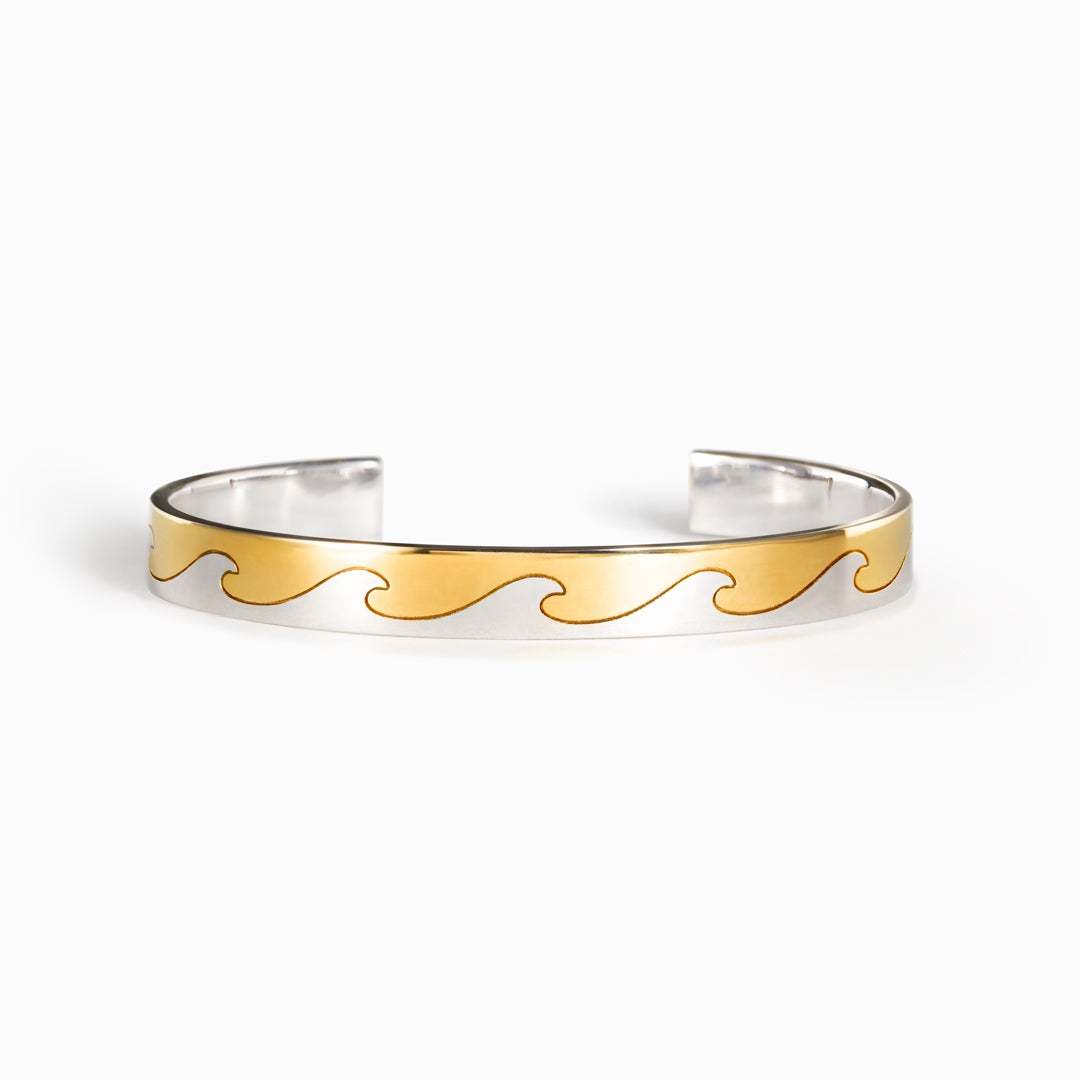 My Badass Girl Gang Waves Minimalist Bangle-belovejewel.com