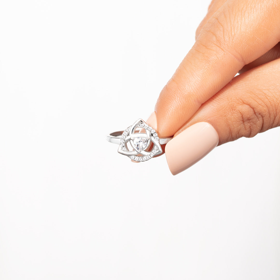 Celtic Knot Ring For Daughter-belovejewel.com