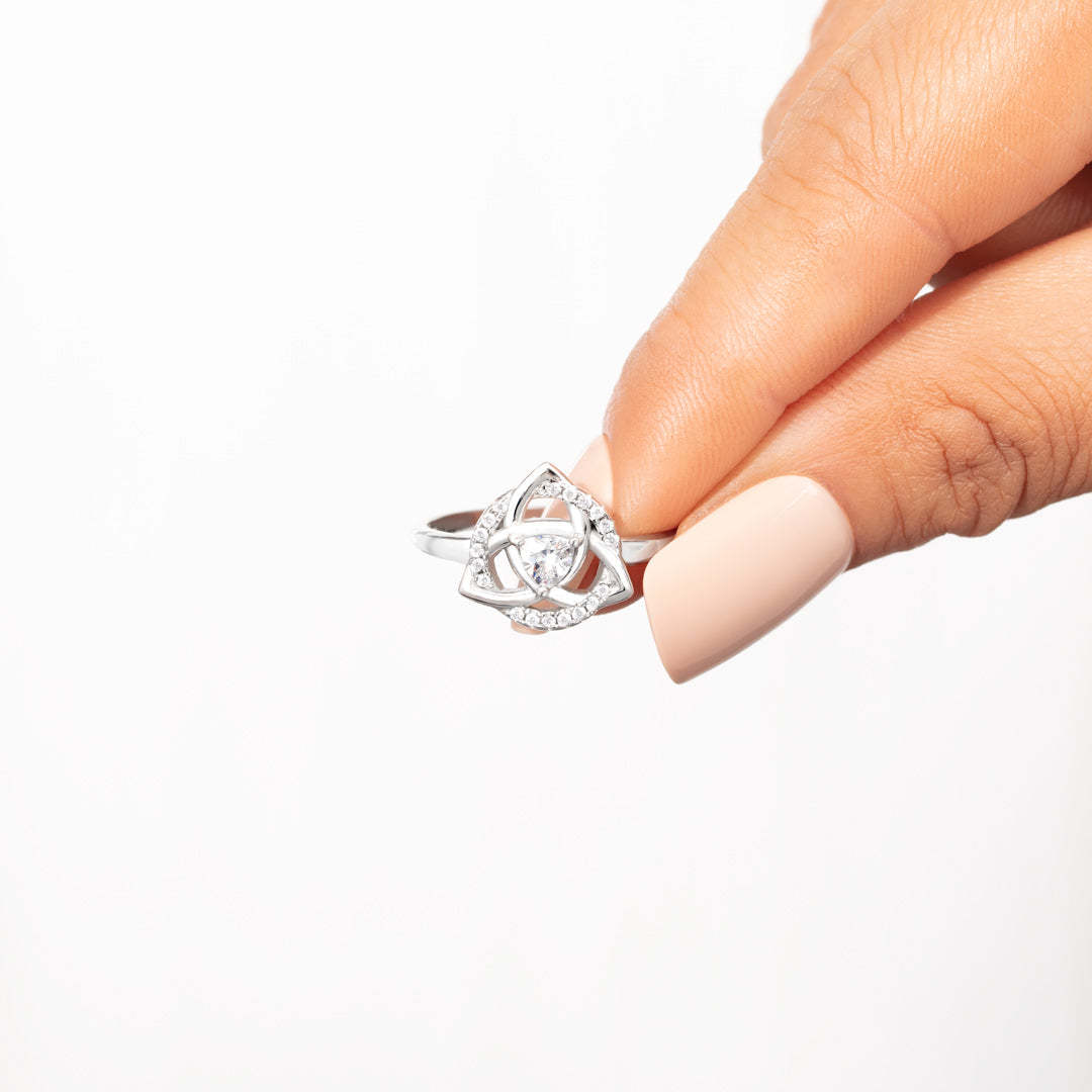 Celtic Knot Ring For Daughter-belovejewel.com