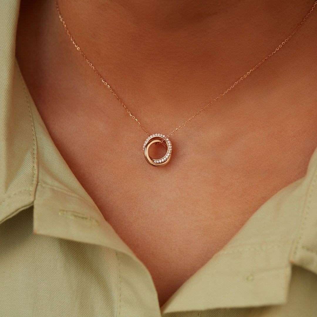 My Smokin' Hot Soulmate Interlocking Necklace-belovejewel.com