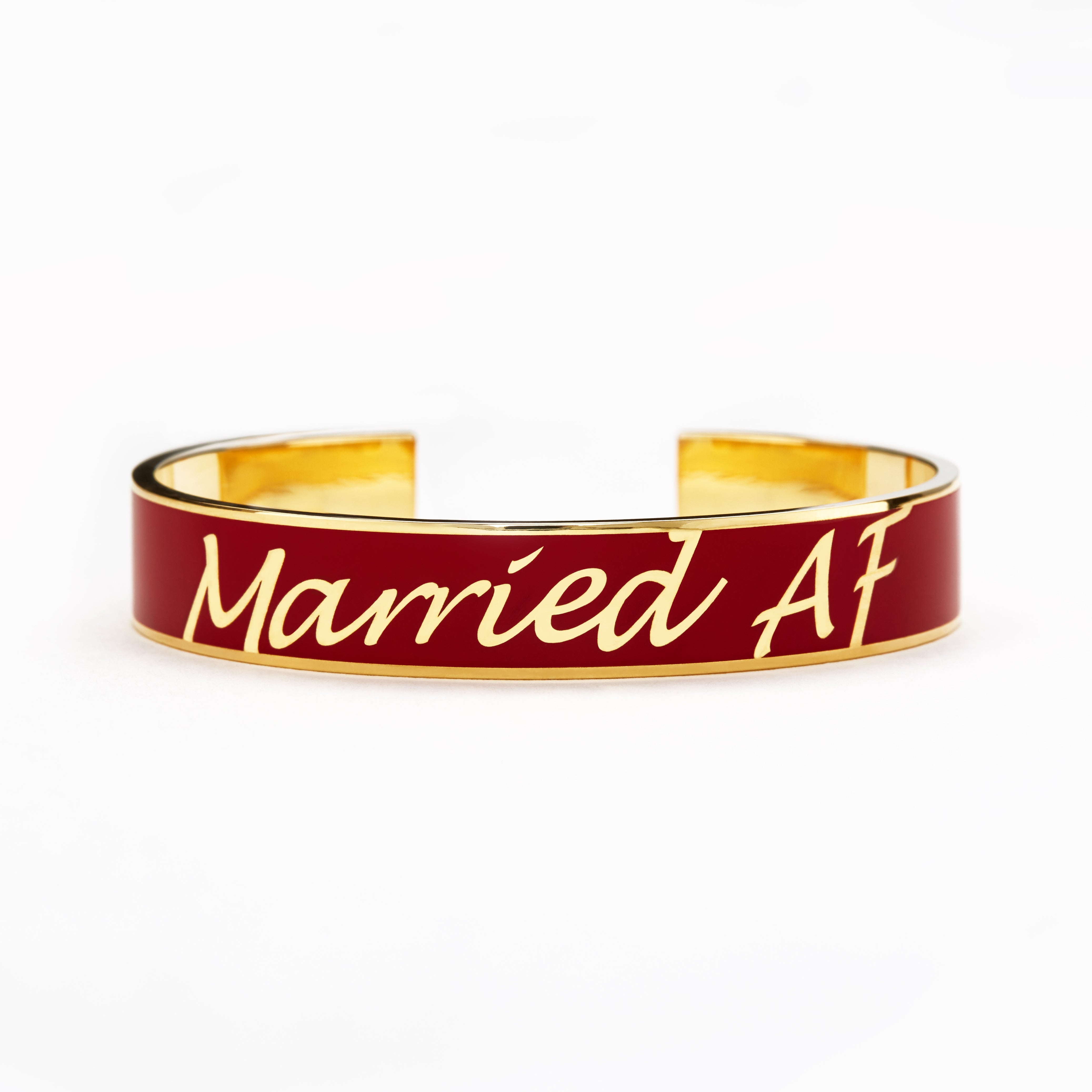 Married AF Letters Bangle-belovejewel.com