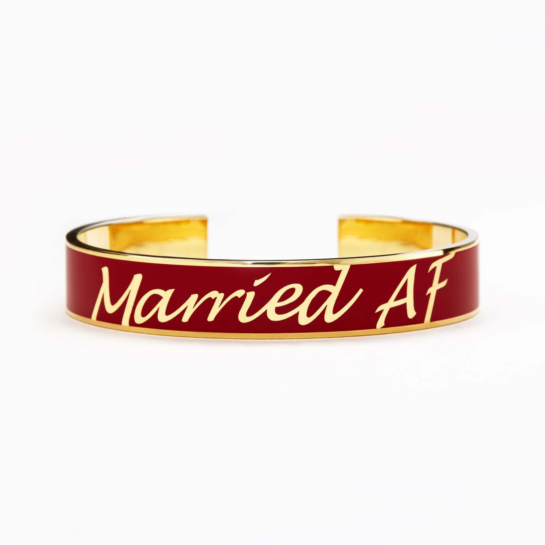 Married AF Letters Bangle-belovejewel.com