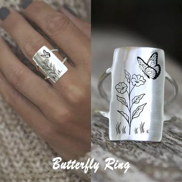 🌊Summer Hot Sale✨-S925 Sterling Silver Hummingbird Ring - Gift For Animal Lover🐦-belovejewel.com