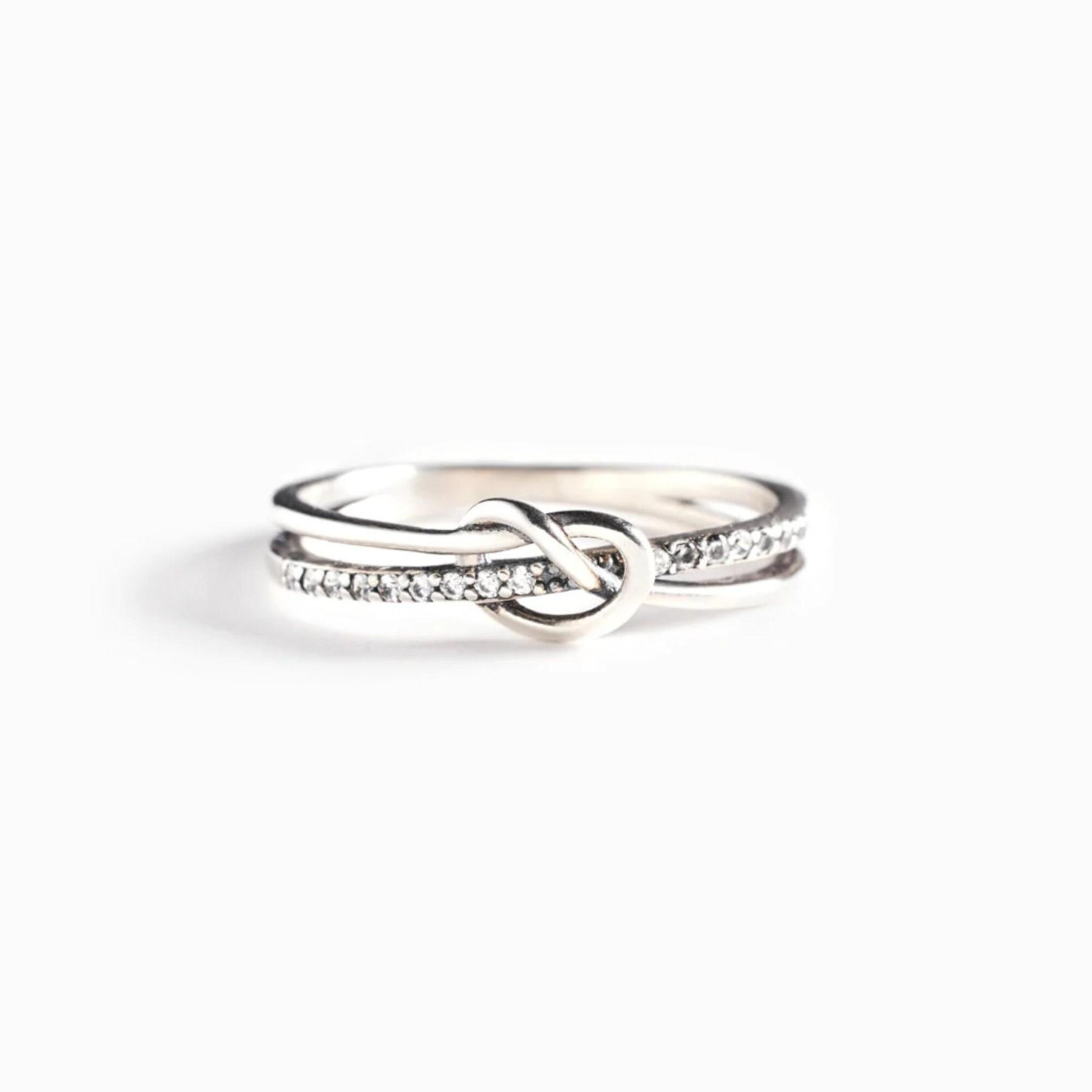 To My Mother/Daughter Knot Ring