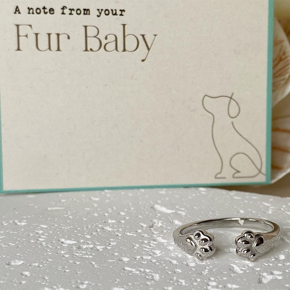 Paw Hug Ring-Perfect for pet lovers, dog moms