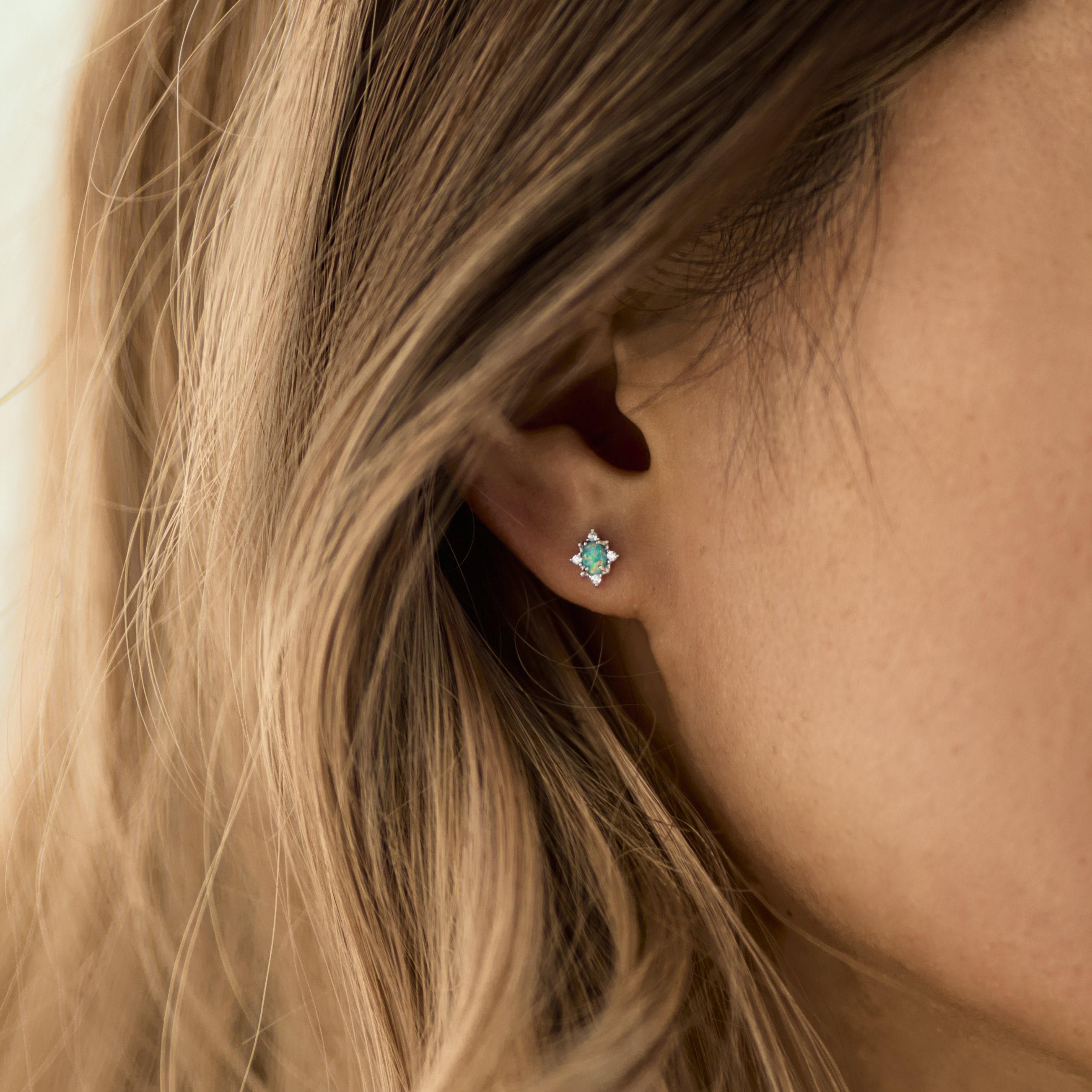 SIYAMI Opal Zirconia Earrings